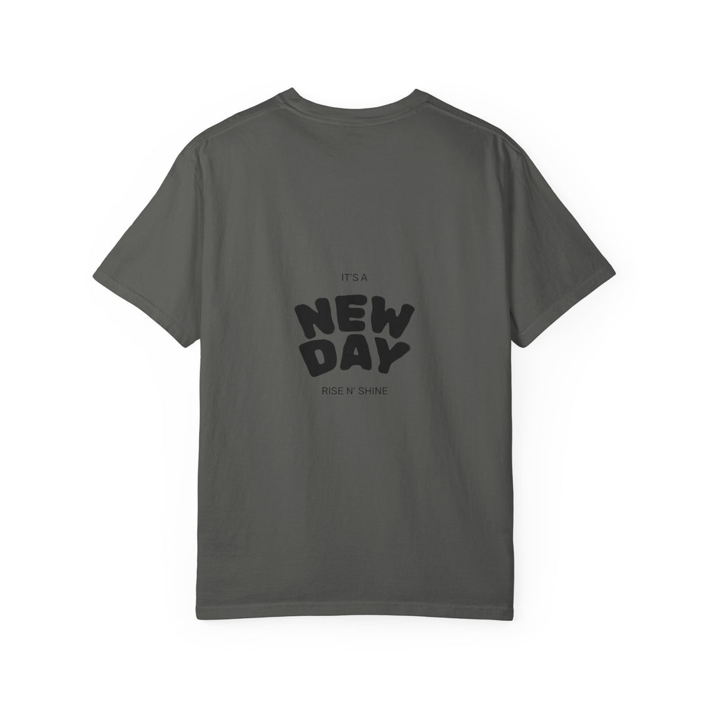 Garment-Dyed T-Shirt with 'Redeemed' Design, Inspirational Shirt, Faith-Based Apparel, Gift for Christians, Bible Verse Wear