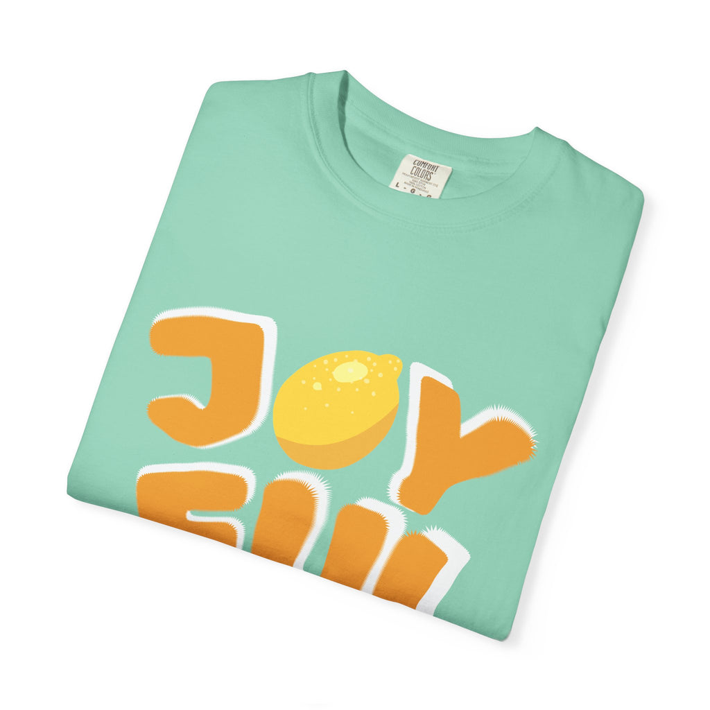 Joyful Lemon Unisex T-shirt, Casual Wear, Summer Gift, Birthday Present, Positive Vibes, Relaxed Fit
