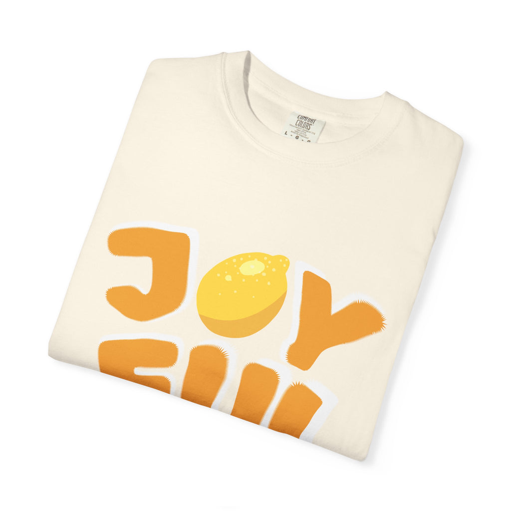 Joyful Lemon Unisex T-shirt, Casual Wear, Summer Gift, Birthday Present, Positive Vibes, Relaxed Fit