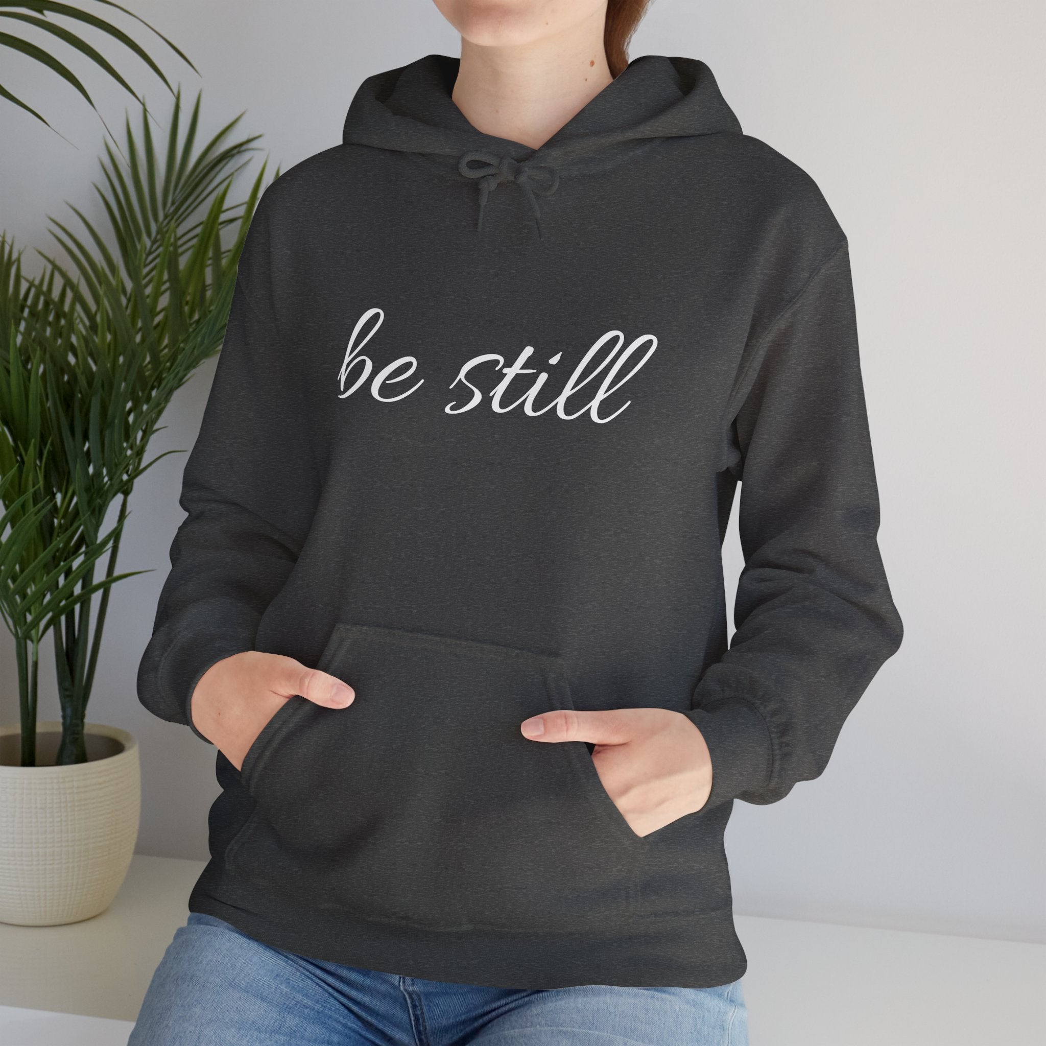 Be Still Christian Hoodie - Unisex Heavy Blend™ Hooded Sweatshirt