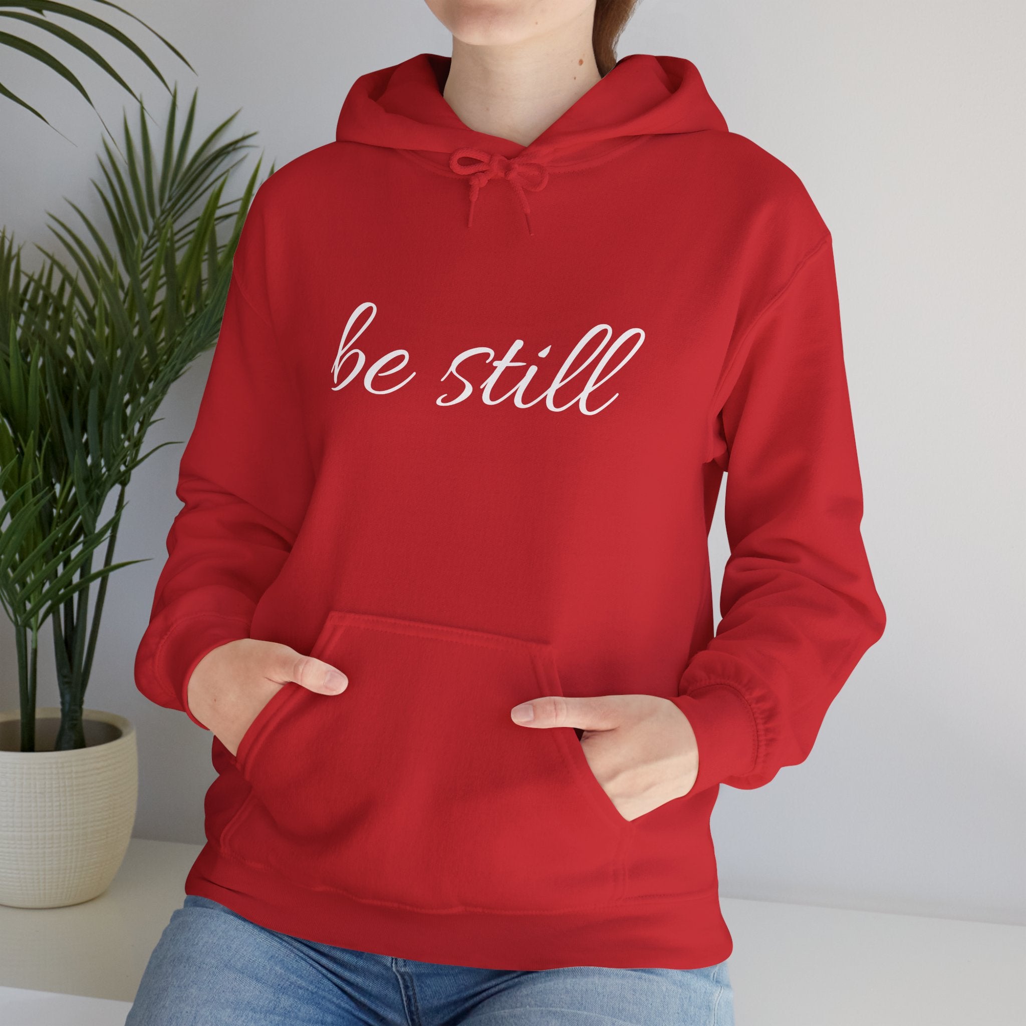 Be Still Christian Hoodie - Unisex Heavy Blend™ Hooded Sweatshirt