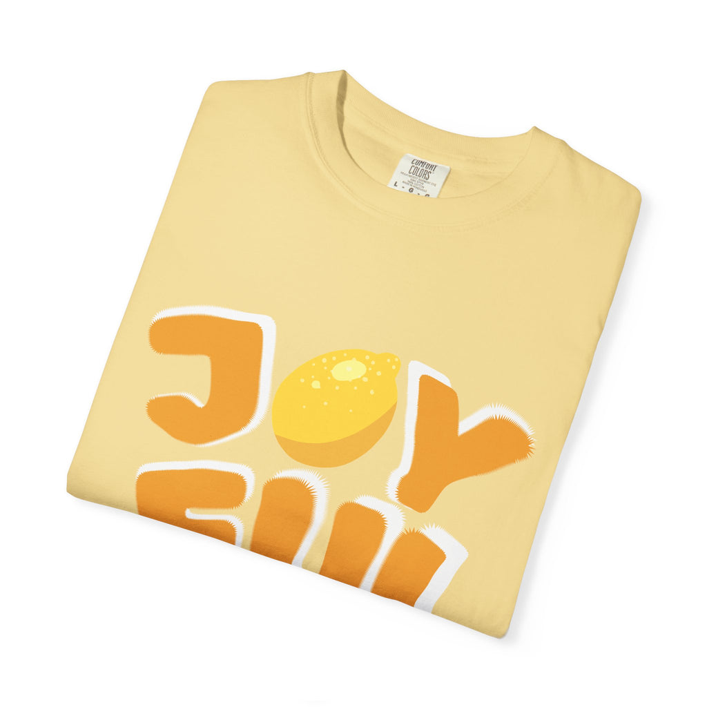 Joyful Lemon Unisex T-shirt, Casual Wear, Summer Gift, Birthday Present, Positive Vibes, Relaxed Fit