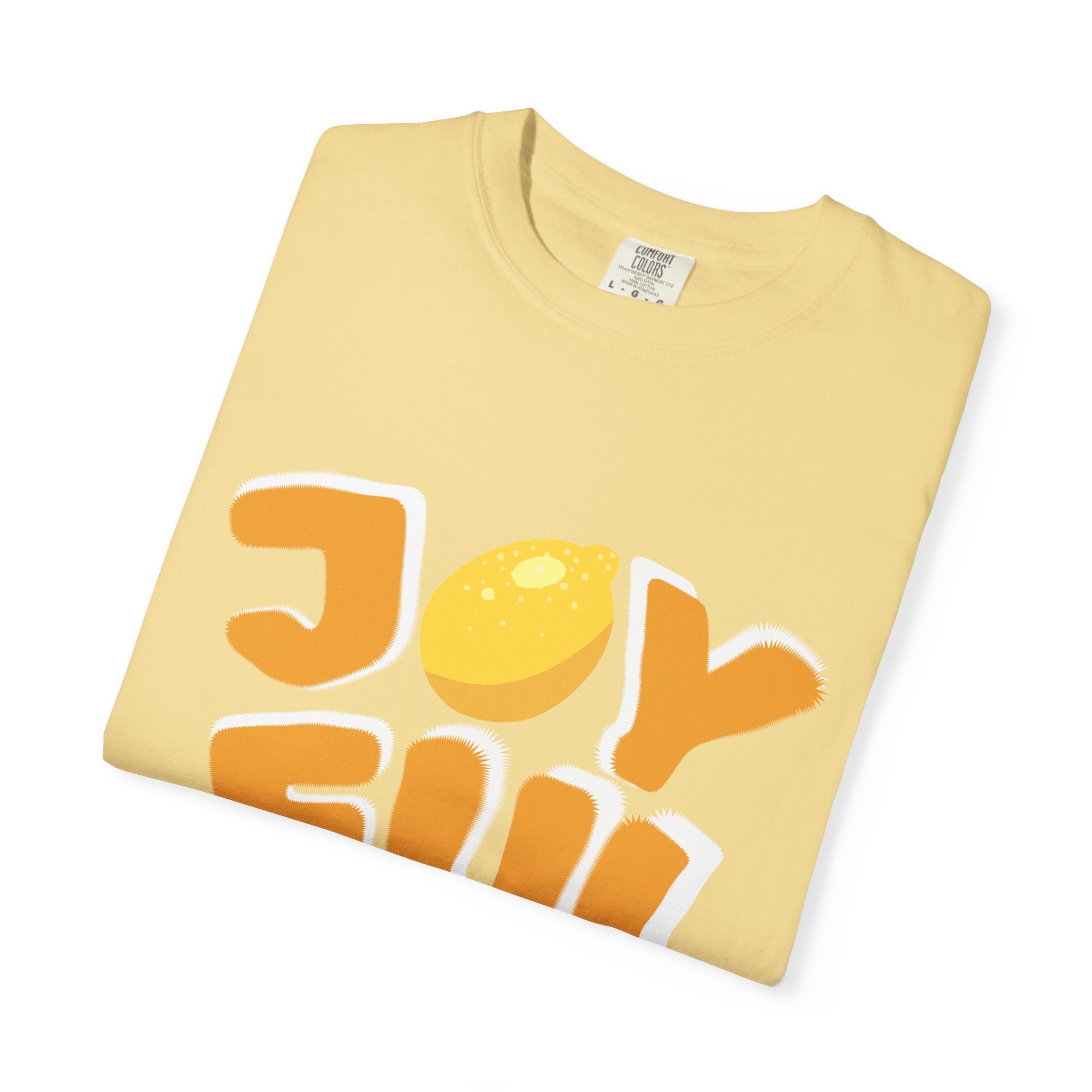 Joyful Lemon Unisex T-shirt, Casual Wear, Summer Gift, Birthday Present, Positive Vibes, Relaxed Fit