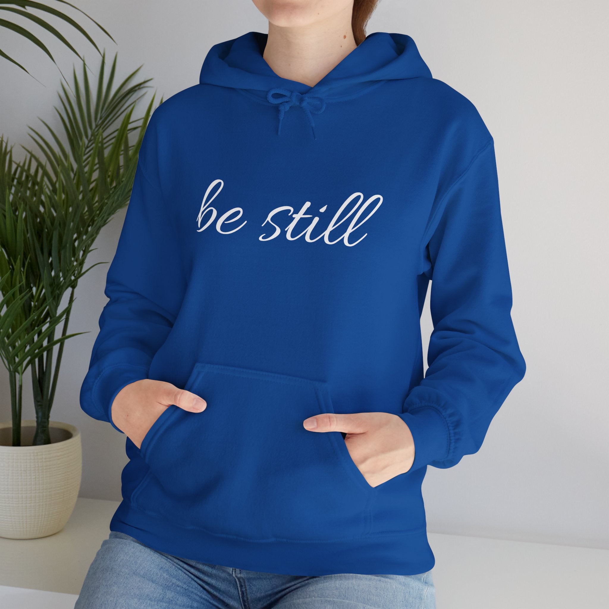 Be Still Christian Hoodie - Unisex Heavy Blend™ Hooded Sweatshirt