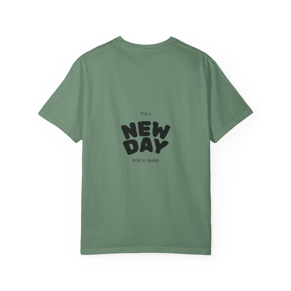 Garment-Dyed T-Shirt with 'Redeemed' Design, Inspirational Shirt, Faith-Based Apparel, Gift for Christians, Bible Verse Wear