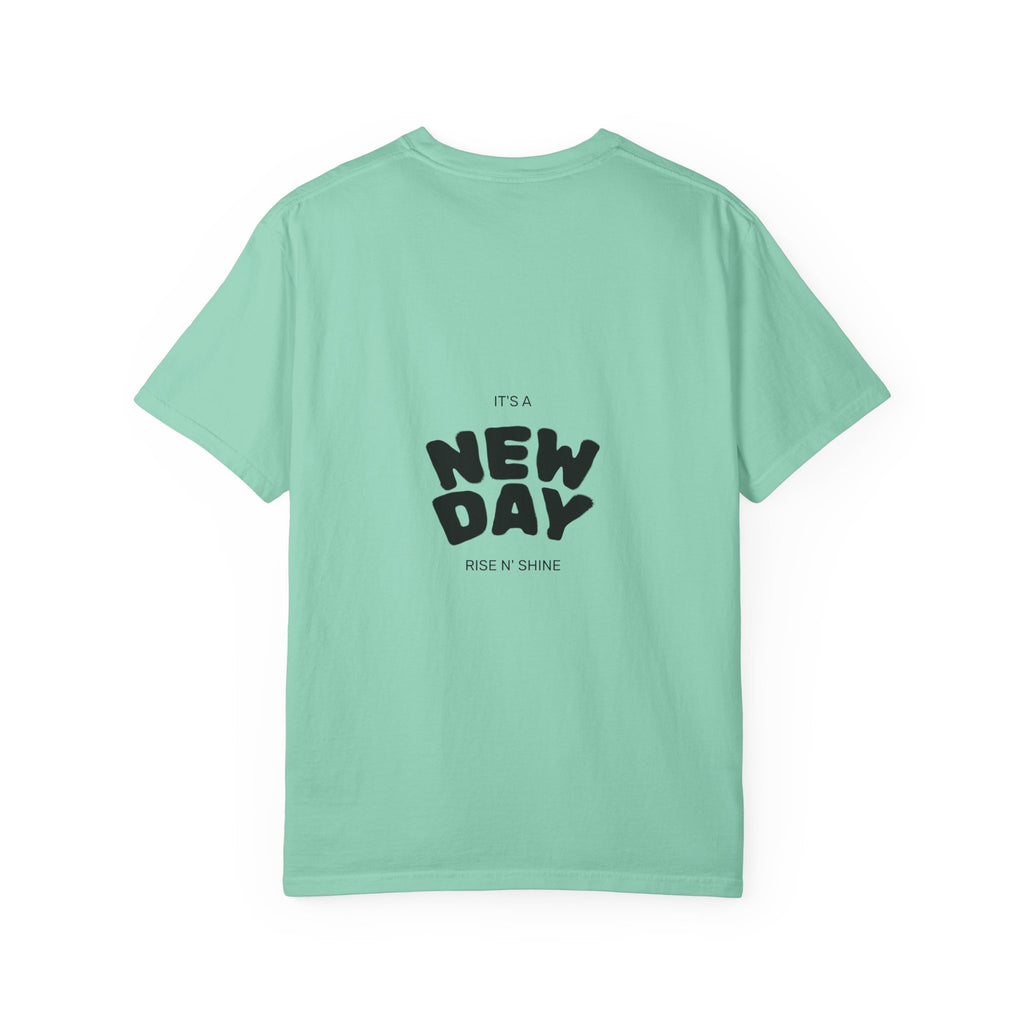 Garment-Dyed T-Shirt with 'Redeemed' Design, Inspirational Shirt, Faith-Based Apparel, Gift for Christians, Bible Verse Wear