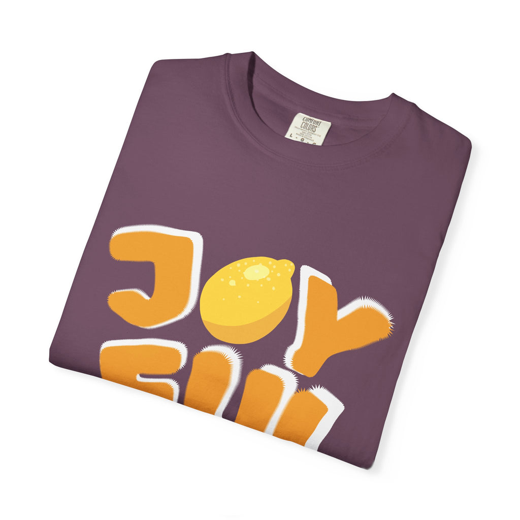 Joyful Lemon Unisex T-shirt, Casual Wear, Summer Gift, Birthday Present, Positive Vibes, Relaxed Fit