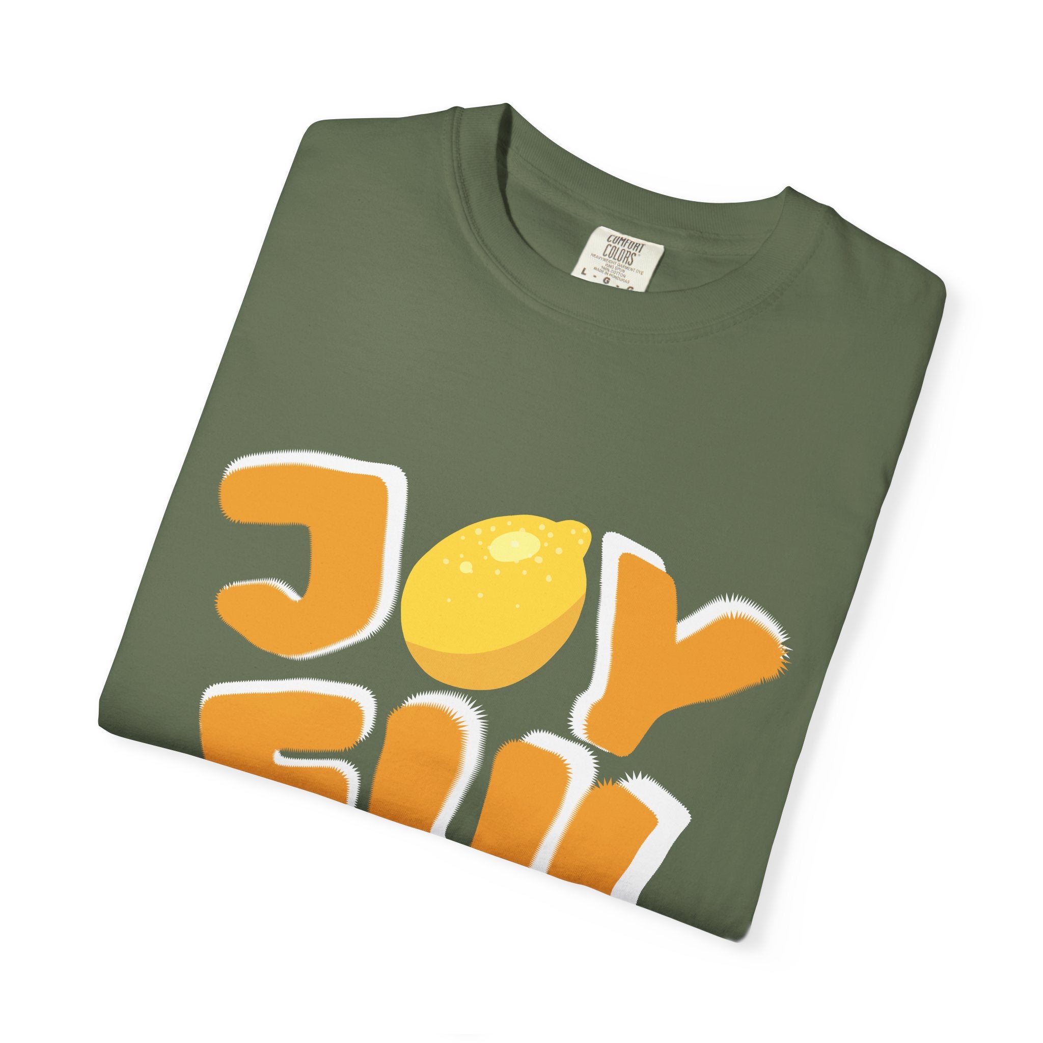 Joyful Lemon Unisex T-shirt, Casual Wear, Summer Gift, Birthday Present, Positive Vibes, Relaxed Fit