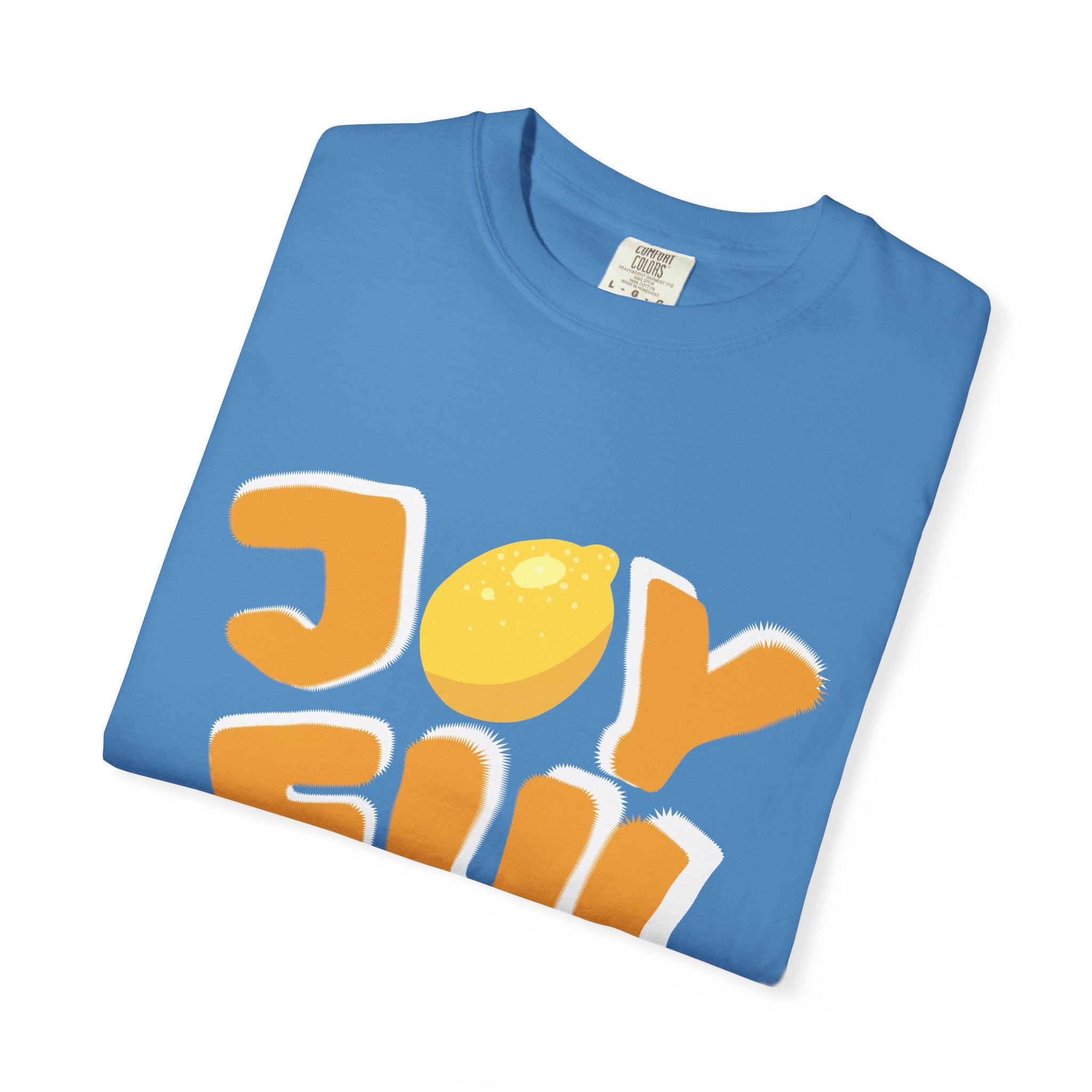 Joyful Lemon Unisex T-shirt, Casual Wear, Summer Gift, Birthday Present, Positive Vibes, Relaxed Fit