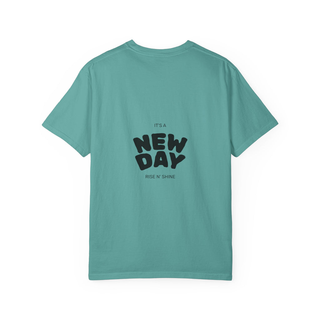 Garment-Dyed T-Shirt with 'Redeemed' Design, Inspirational Shirt, Faith-Based Apparel, Gift for Christians, Bible Verse Wear
