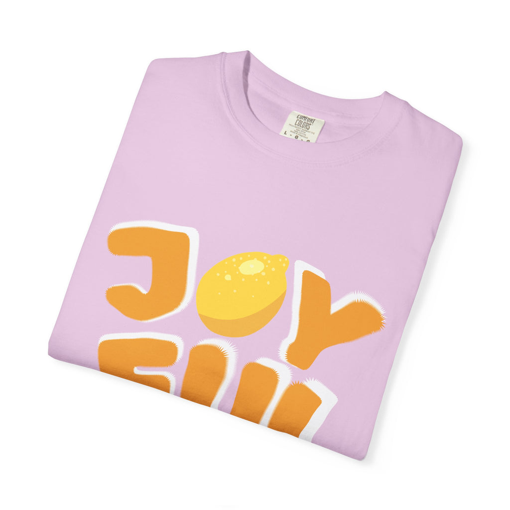 Joyful Lemon Unisex T-shirt, Casual Wear, Summer Gift, Birthday Present, Positive Vibes, Relaxed Fit
