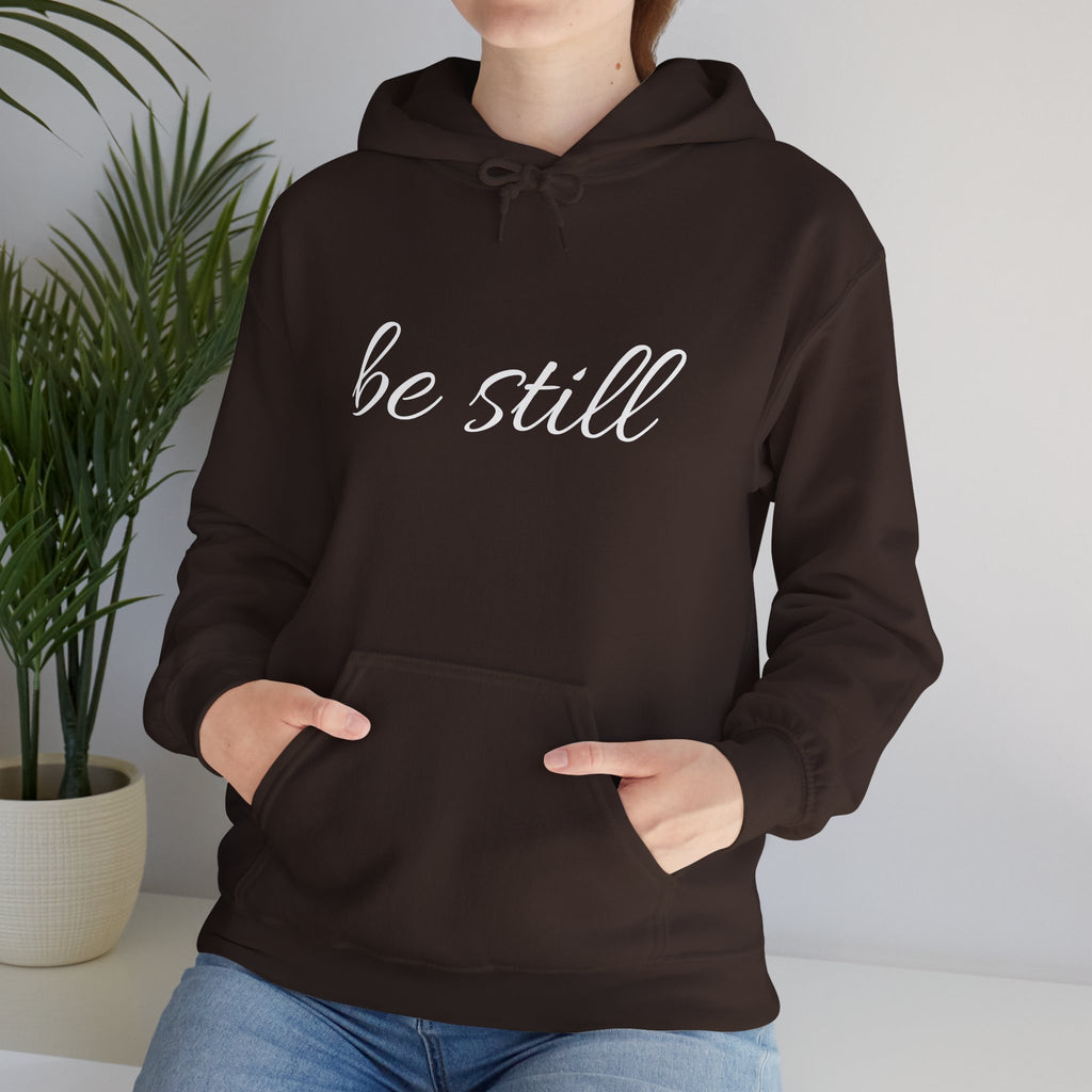 Be Still Christian Hoodie - Unisex Heavy Blend™ Hooded Sweatshirt