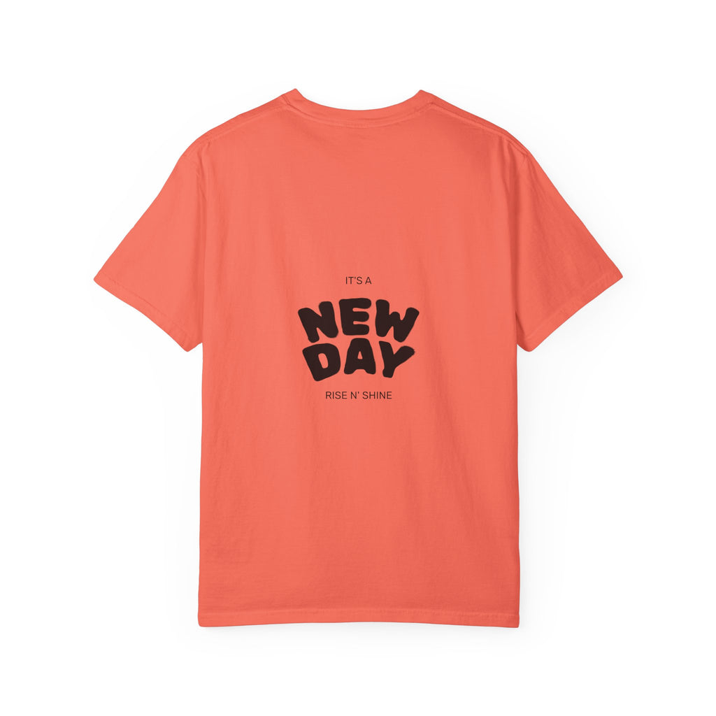 Garment-Dyed T-Shirt with 'Redeemed' Design, Inspirational Shirt, Faith-Based Apparel, Gift for Christians, Bible Verse Wear