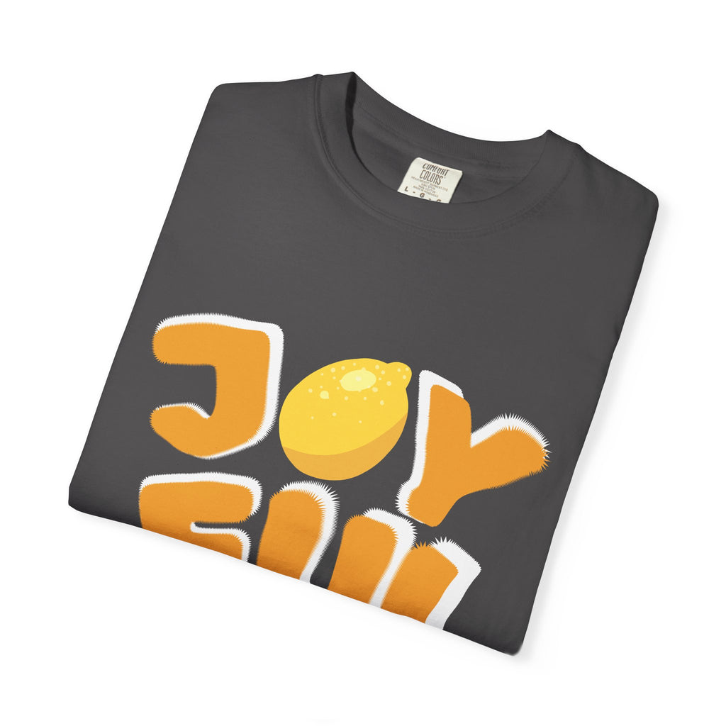Joyful Lemon Unisex T-shirt, Casual Wear, Summer Gift, Birthday Present, Positive Vibes, Relaxed Fit