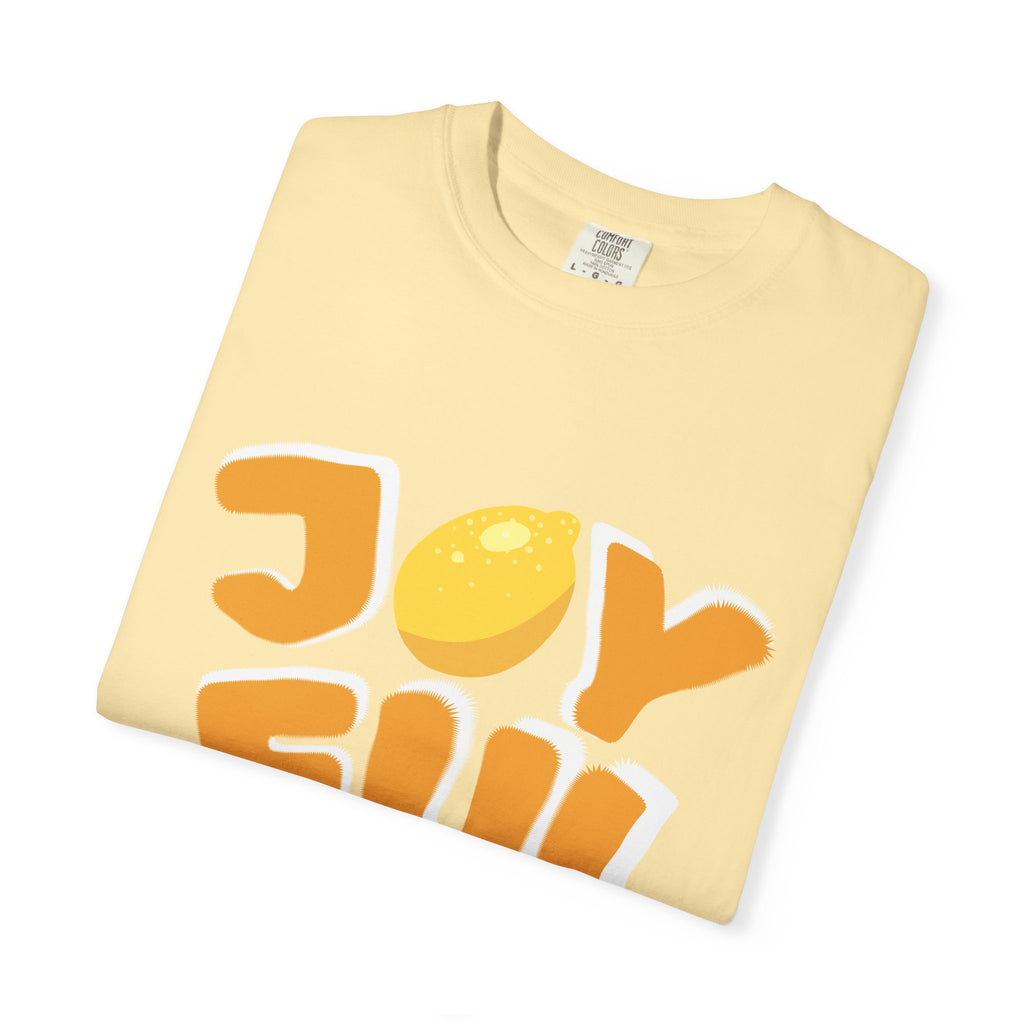 Joyful Lemon Unisex T-shirt, Casual Wear, Summer Gift, Birthday Present, Positive Vibes, Relaxed Fit