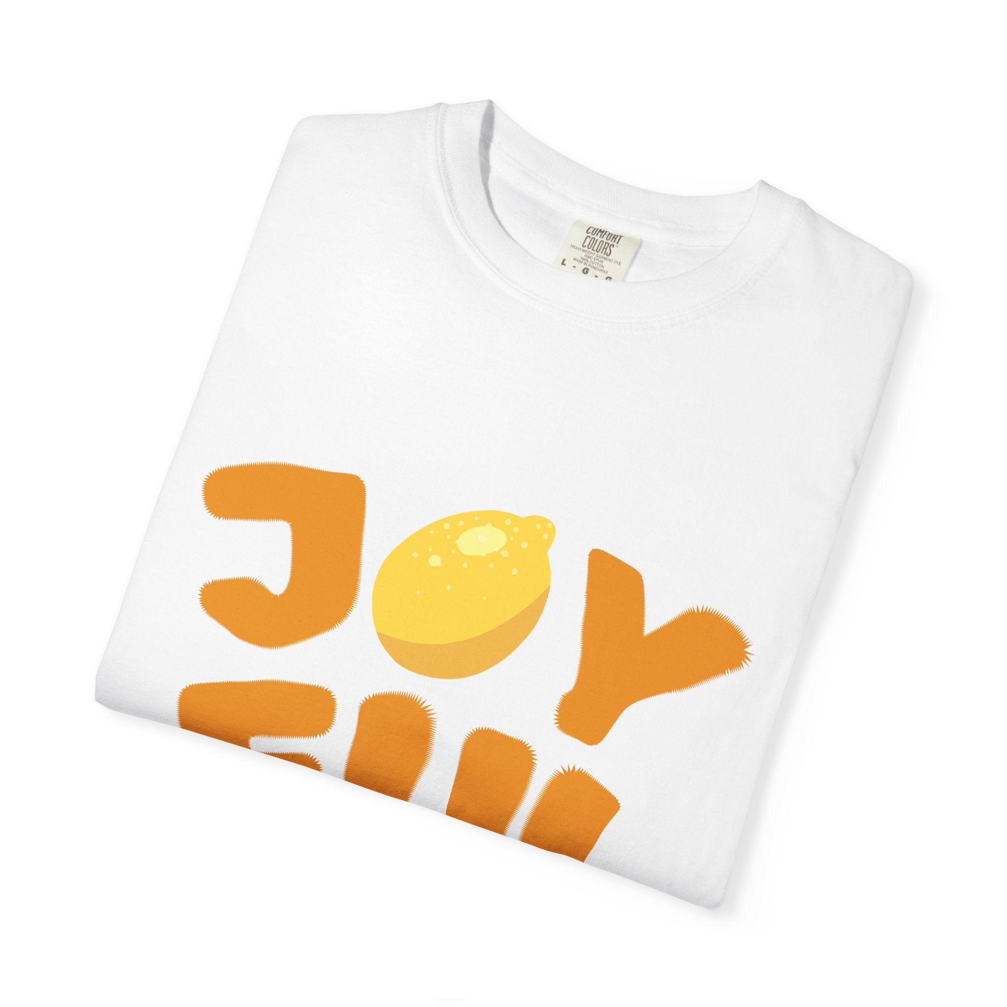 Joyful Lemon Unisex T-shirt, Casual Wear, Summer Gift, Birthday Present, Positive Vibes, Relaxed Fit