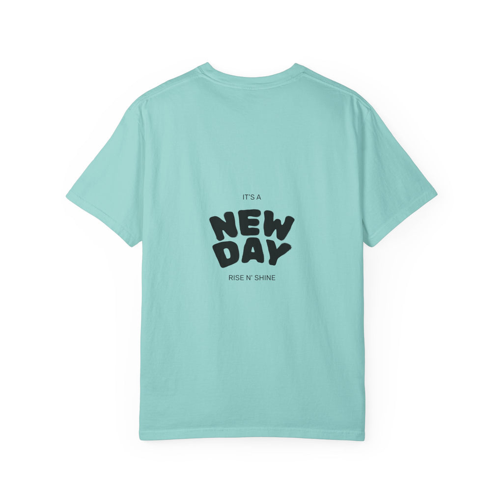 Garment-Dyed T-Shirt with 'Redeemed' Design, Inspirational Shirt, Faith-Based Apparel, Gift for Christians, Bible Verse Wear