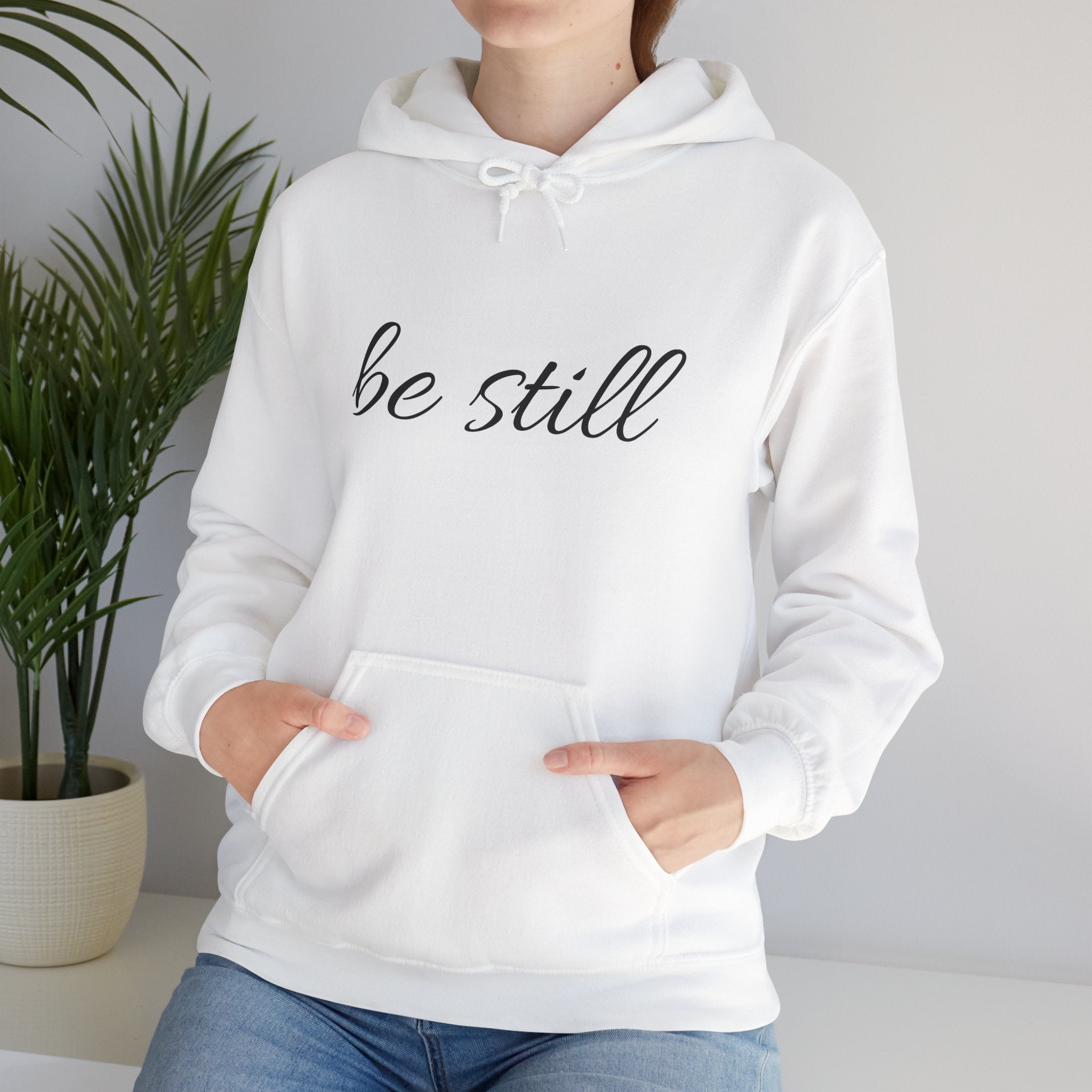 Be Still Christian Hoodie - Unisex Heavy Blend™ Hooded Sweatshirt