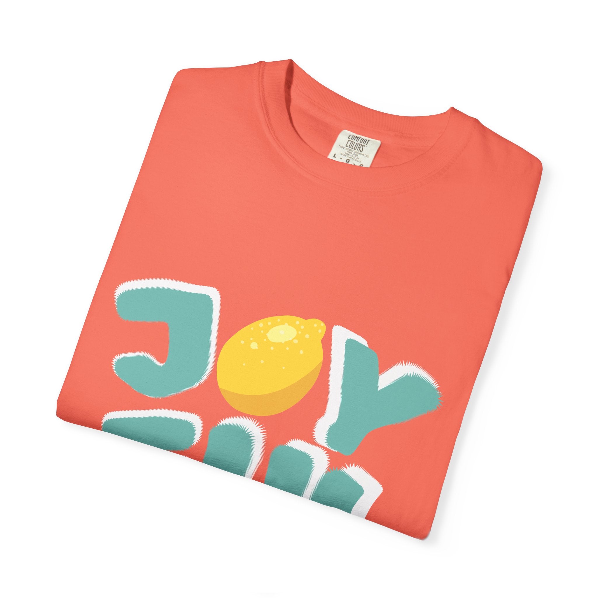 Joyful Lemon Unisex T-shirt, Casual Wear, Summer Gift, Birthday Present, Positive Vibes, Relaxed Fit