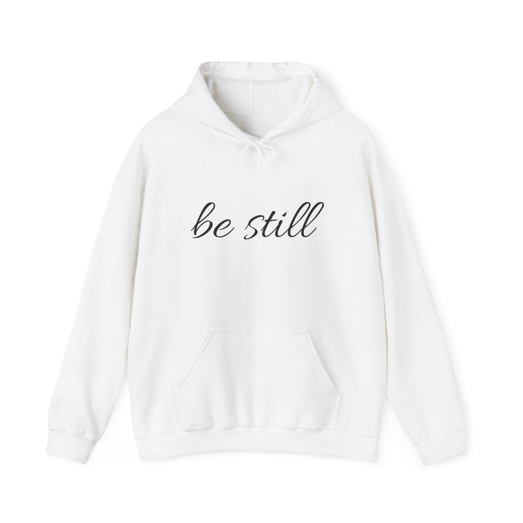 Be Still Christian Hoodie - Unisex Heavy Blend™ Hooded Sweatshirt