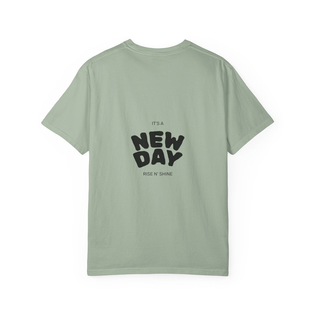 Garment-Dyed T-Shirt with 'Redeemed' Design, Inspirational Shirt, Faith-Based Apparel, Gift for Christians, Bible Verse Wear