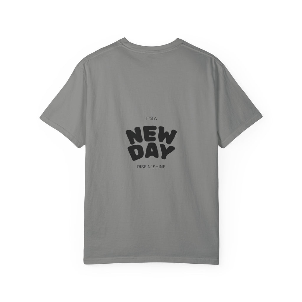 Garment-Dyed T-Shirt with 'Redeemed' Design, Inspirational Shirt, Faith-Based Apparel, Gift for Christians, Bible Verse Wear